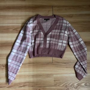 lavender knit sweater